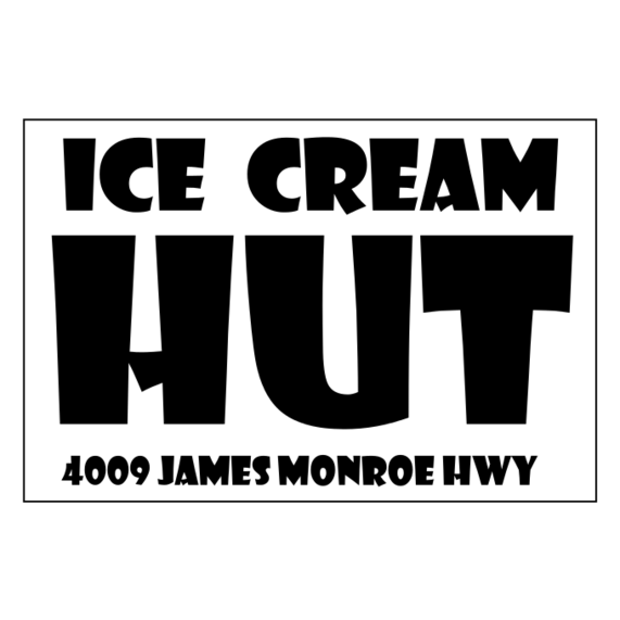 Ice Cream Hut | restaurant | 613 Colonial Avenue / and our 2nd location at the Beach next to the Beach shop, Colonial Beach, VA 22443, USA | 7039871564 OR +1 703-987-1564