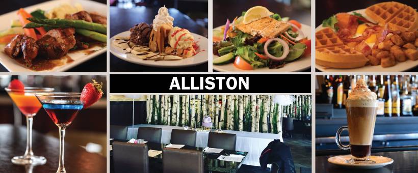 Symposium Cafe Restaurant & Lounge | restaurant | 117 Young St, Alliston, ON L9R 0E9, Canada | 7054352488 OR +1 705-435-2488