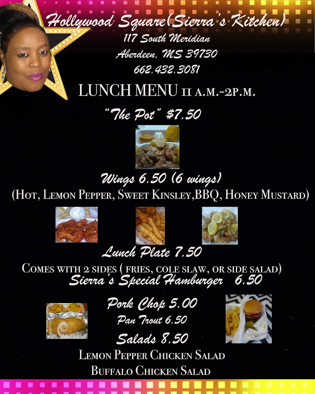 Sierras Cafe | restaurant | 688 N Jackson St, Houston, MS 38851, USA | 6626313081 OR +1 662-631-3081