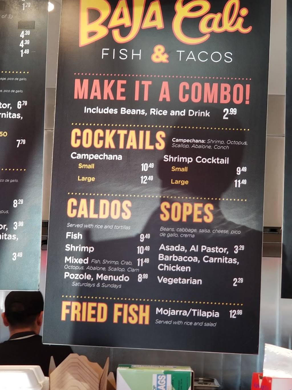 Baja Cali Fish & Tacos | restaurant | 2487 E Washington Blvd, Pasadena, CA 91104, USA | 6267147001 OR +1 626-714-7001