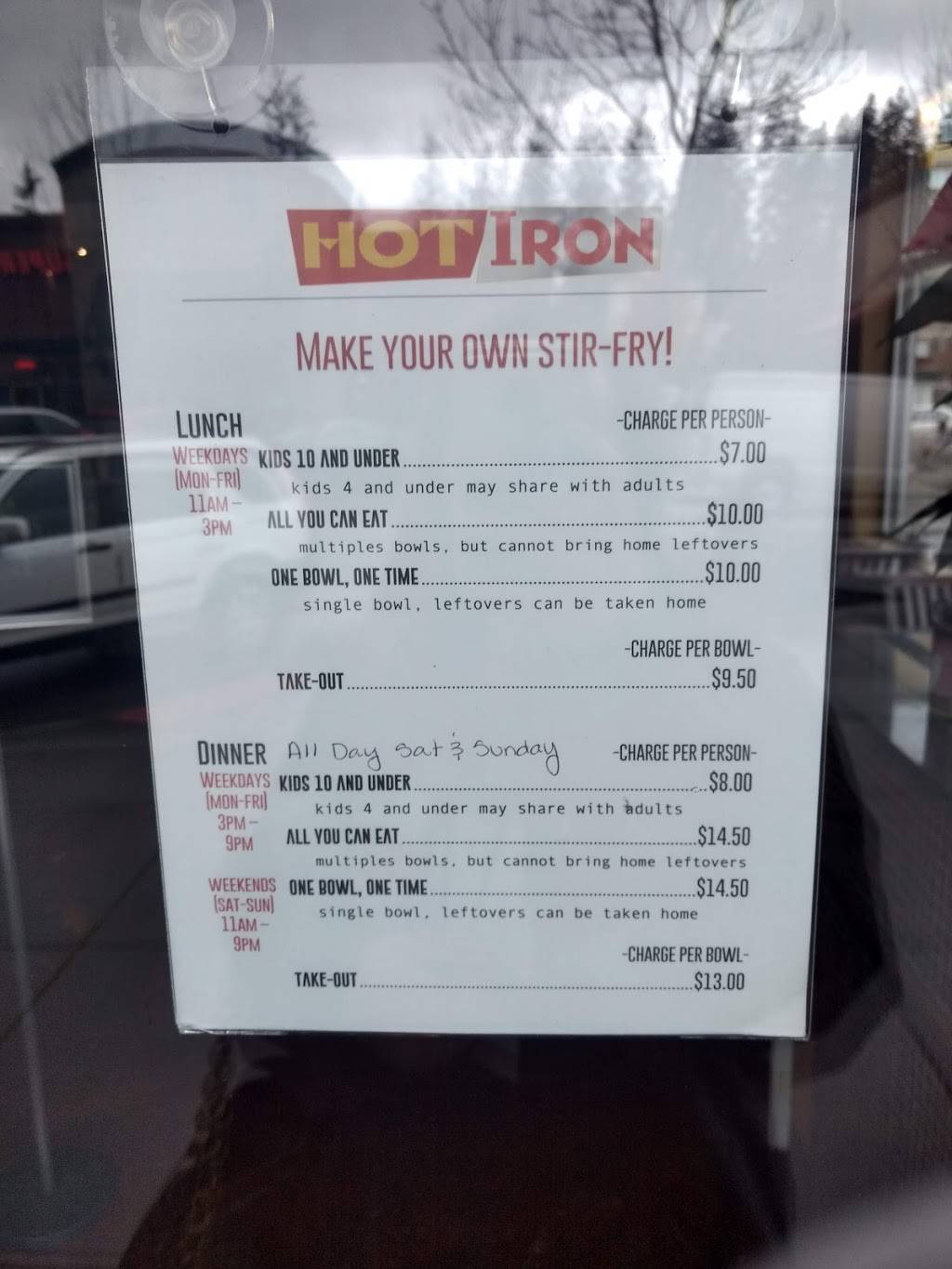 Hot Iron Mongolian Grill | restaurant | 15418 Main St, Mill Creek, WA 98012, USA | 4253579837 OR +1 425-357-9837