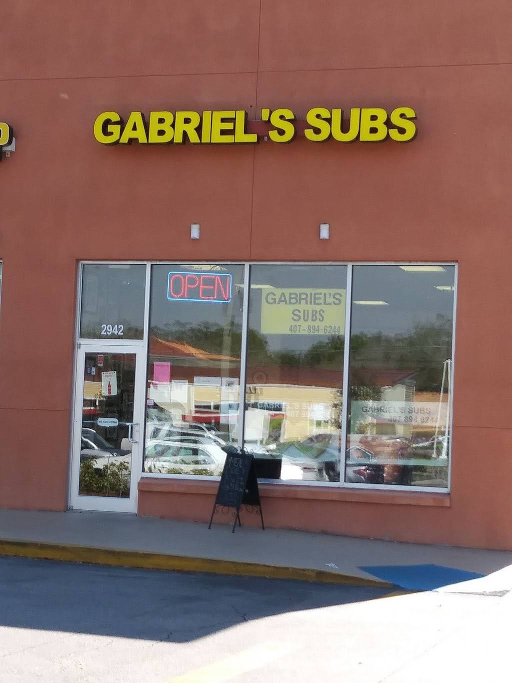 Gabriels Subs | meal takeaway | 2942 Curry Ford Rd, Orlando, FL 32806, USA | 4078946244 OR +1 407-894-6244