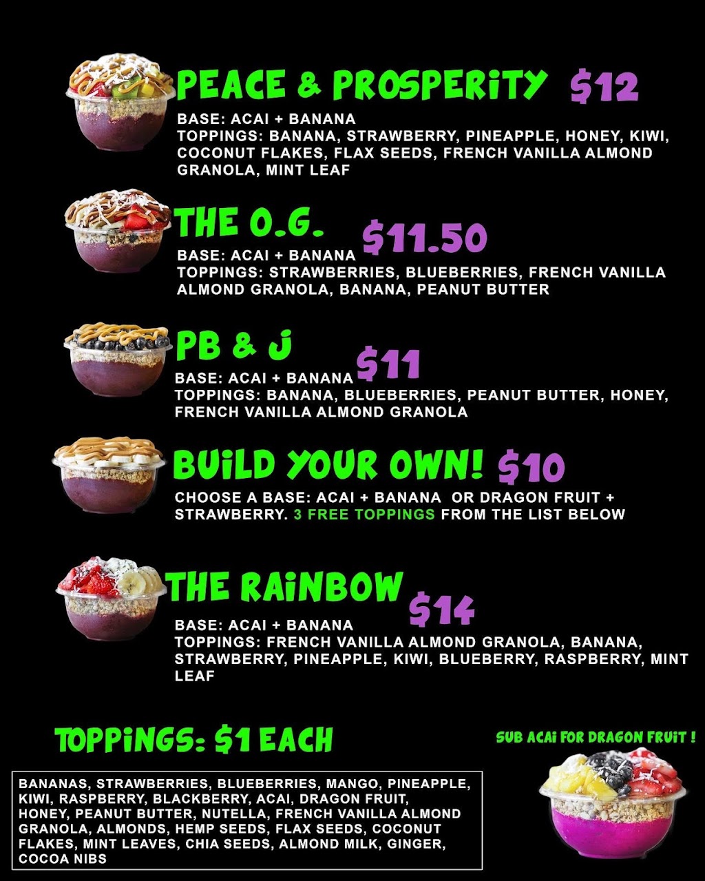 Thrive Acai | restaurant | 1622 Wilkins St, Detroit, MI 48207, USA | 7347732471 OR +1 734-773-2471