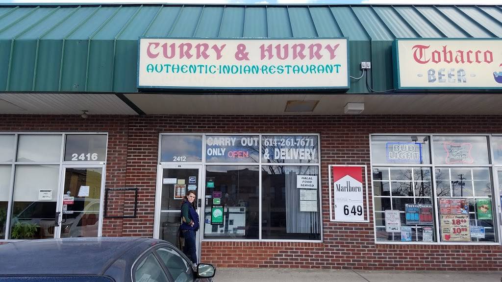 Curry & Hurry | meal takeaway | 2412 N High St, Columbus, OH 43202, USA | 6142617671 OR +1 614-261-7671