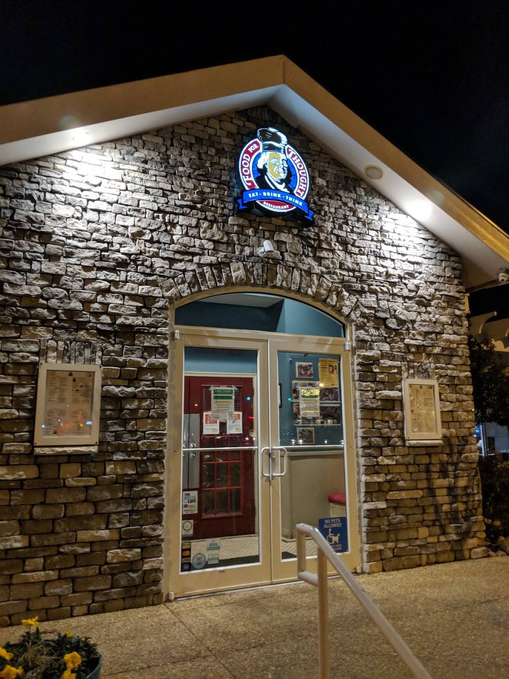 Food For Thought | restaurant | 1647 Richmond Rd, Williamsburg, VA 23185, USA | 7576454665 OR +1 757-645-4665