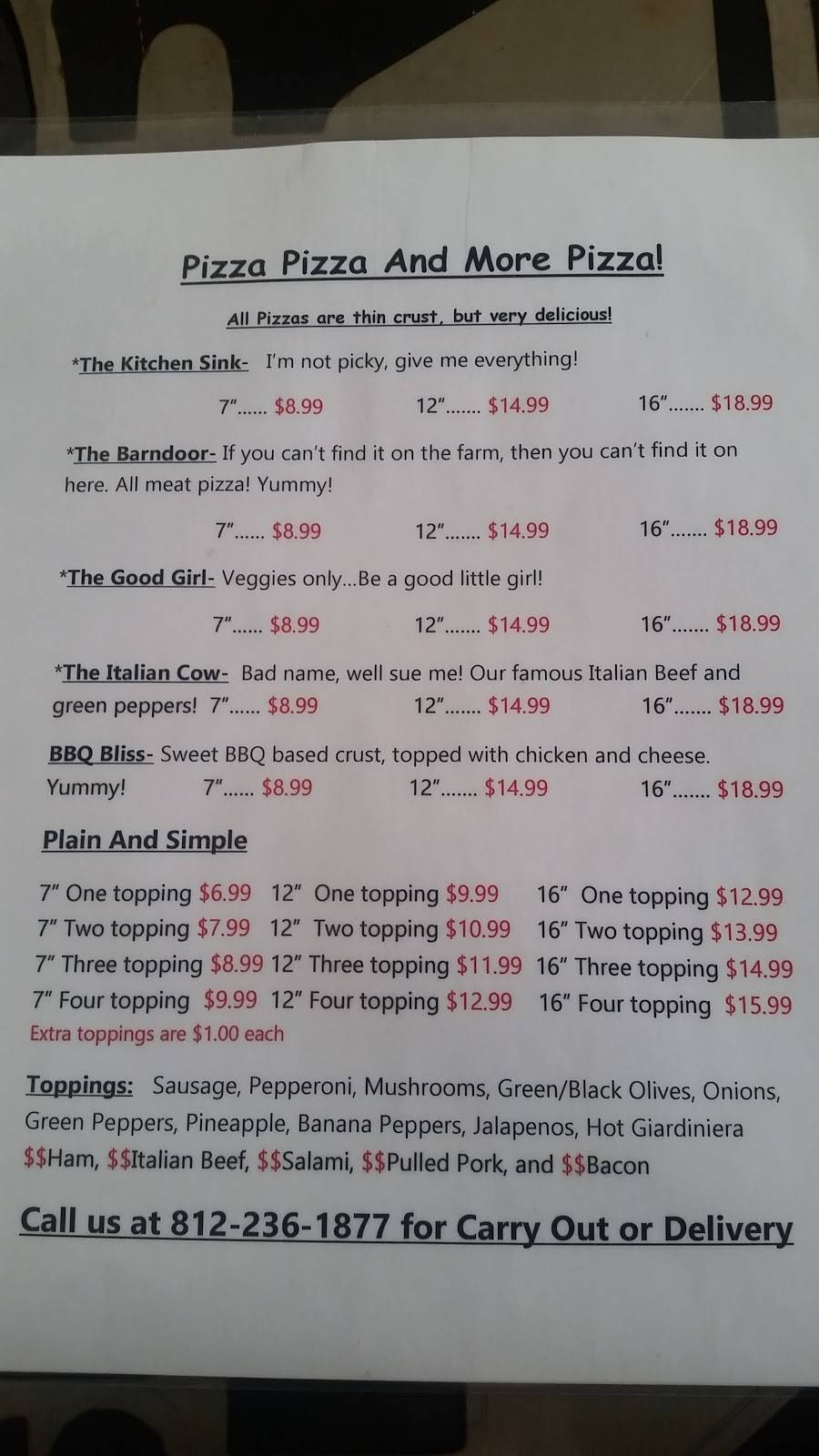 Crankys 2 | restaurant | 2155 N 13th St, Terre Haute, IN 47804, USA | 8122361877 OR +1 812-236-1877