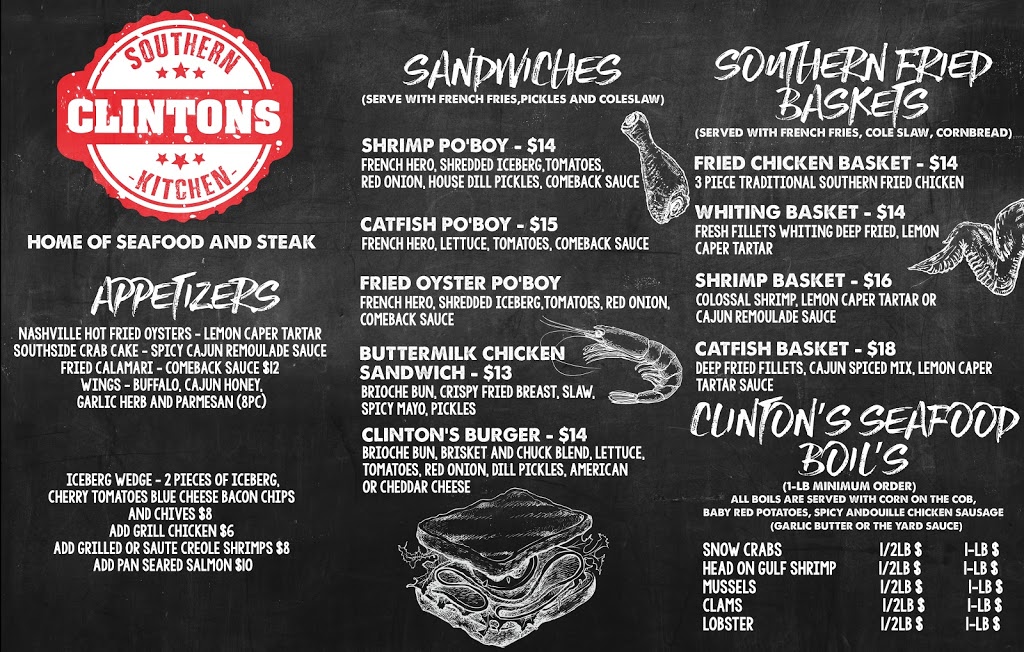 Clintons Southern Kitchen | restaurant | 37 S 5th Ave, Mt Vernon, NY 10550, USA | 9143633548 OR +1 914-363-3548