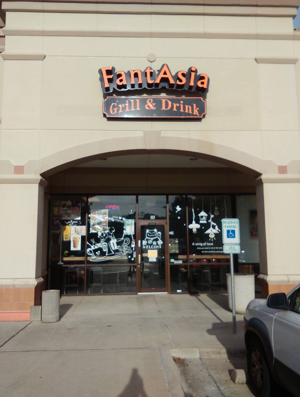 FantAsia Grill & Drink | restaurant | 2745 N Collins St #113, Arlington, TX 76006, USA | 6822761794 OR +1 682-276-1794