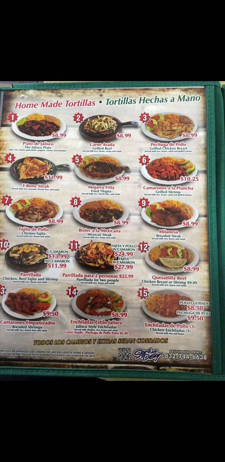 Taqueria Jalisco | restaurant | S Post Oak Rd, Houston, TX 77053, USA | 2814160225 OR +1 281-416-0225