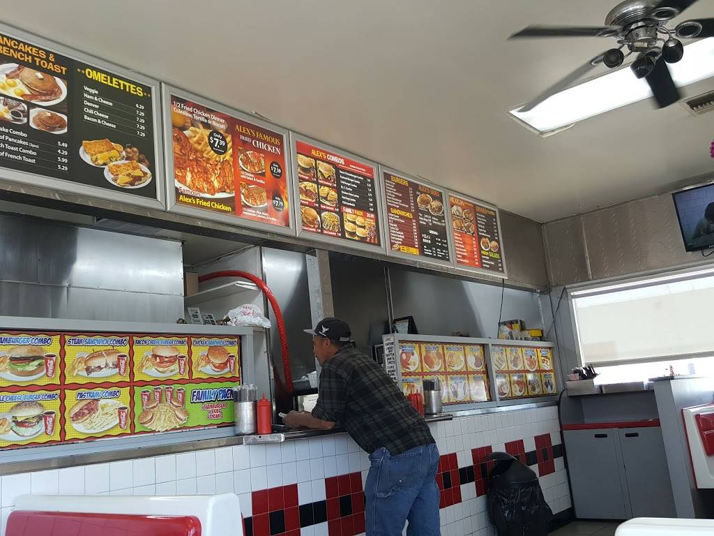 Alex Burgers | restaurant | 4767 E Olympic Blvd, Los Angeles, CA 90022, USA | 3232688156 OR +1 323-268-8156