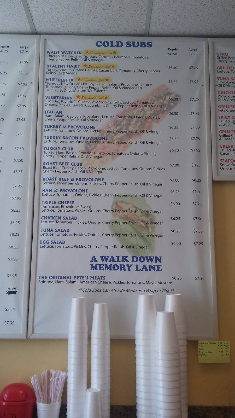 Penny Hill Subs - Miracle Mile | restaurant | 716 21st St, Vero Beach, FL 32960, USA | 7727788114 OR +1 772-778-8114