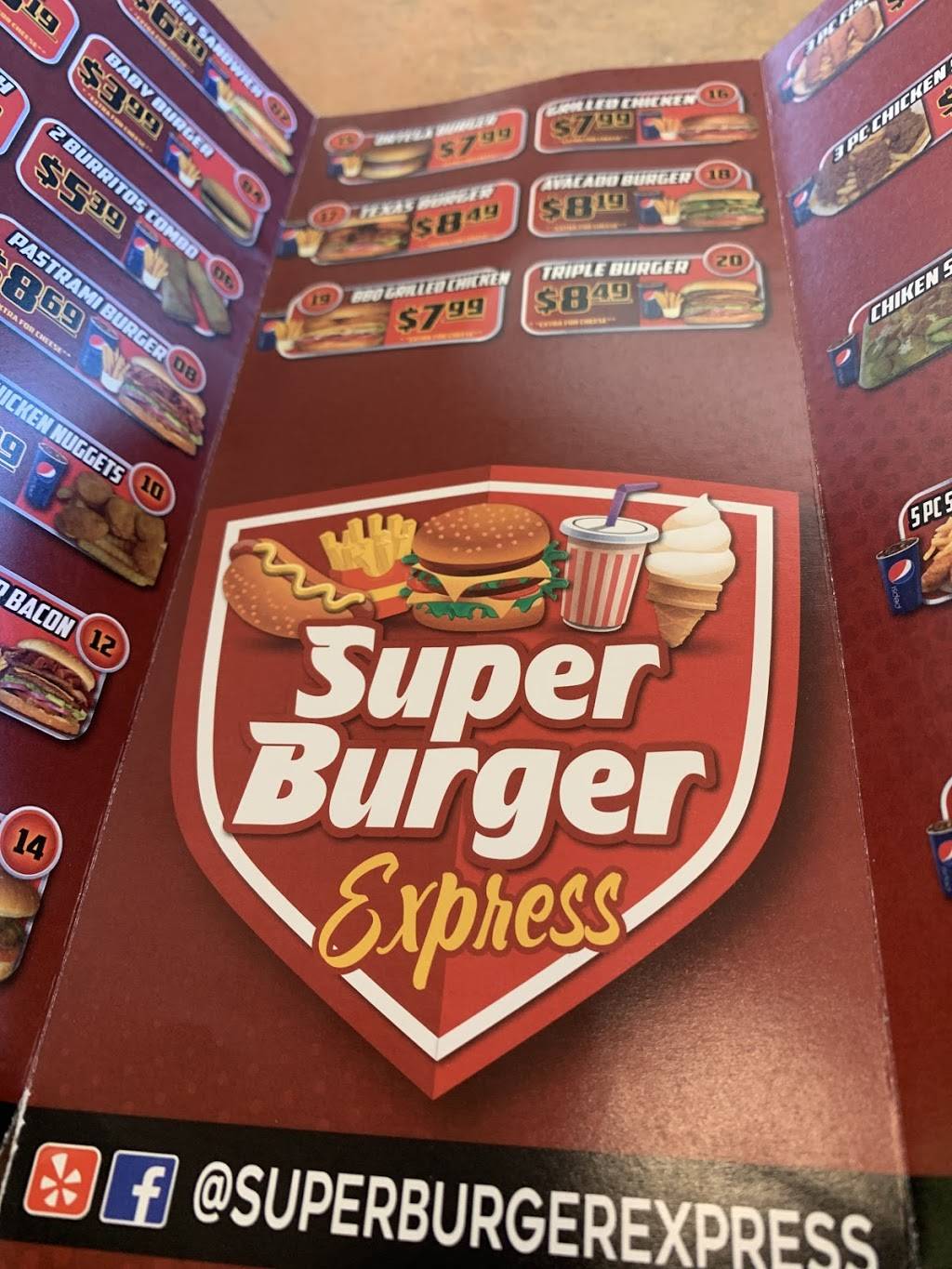 Super Burger Express | restaurant | 14260 San Pablo Ave, San Pablo, CA 94806, USA | 5103746225 OR +1 510-374-6225