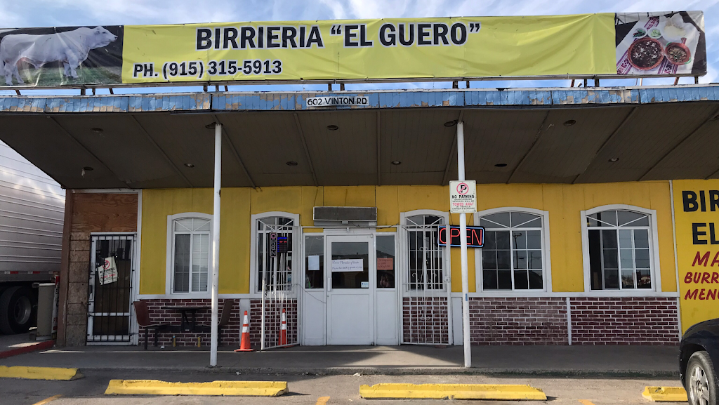 Birria el Guero | restaurant | Westway Blvd, Canutillo, TX 79835, USA | 9153144489 OR +1 915-314-4489