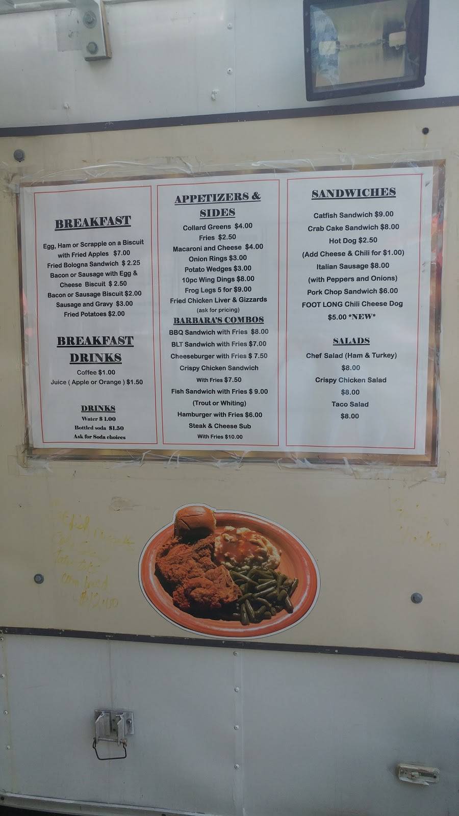 Barbaras Soul Food On Wheels | restaurant | 111 W Church St, Orange, VA 22960, USA | 5407484241 OR +1 540-748-4241