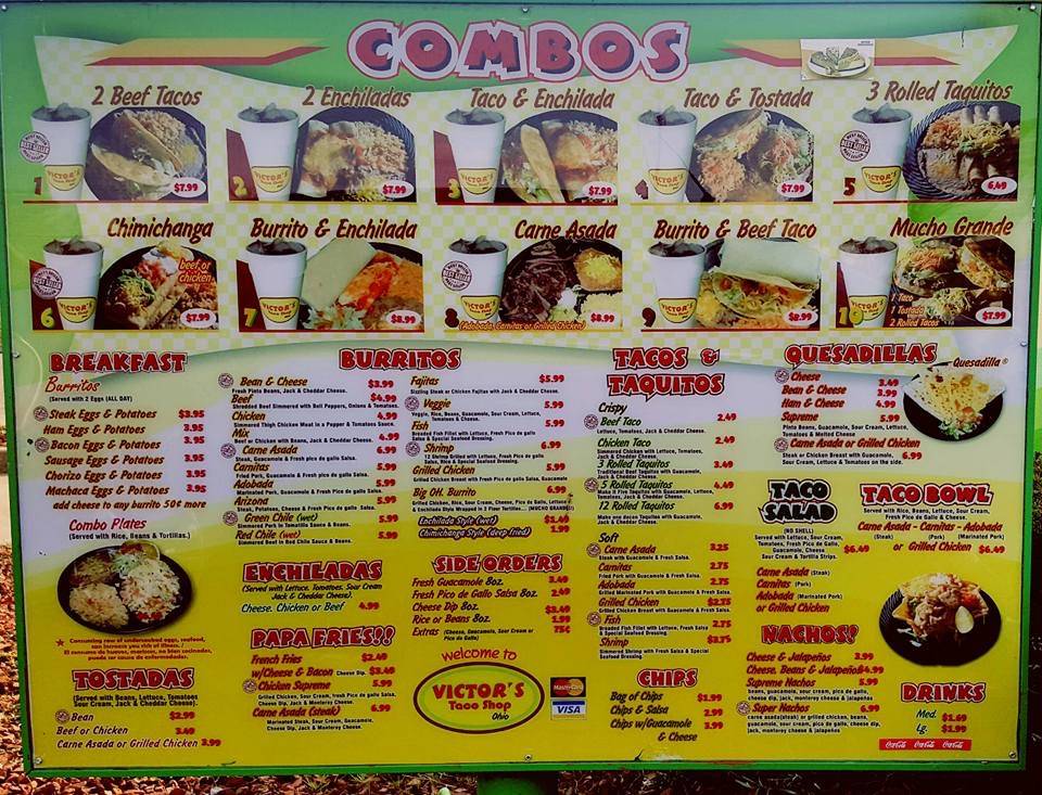 Victors Tacos | restaurant | 6418 Chambersburg Rd, Dayton, OH 45424, USA | 9372333477 OR +1 937-233-3477