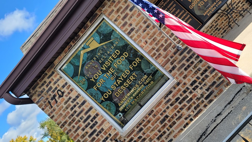 Annerinos Drive-In Restaurant | restaurant | 110 MacGregor Rd, Lockport, IL 60441, USA | 8156565100 OR +1 815-656-5100