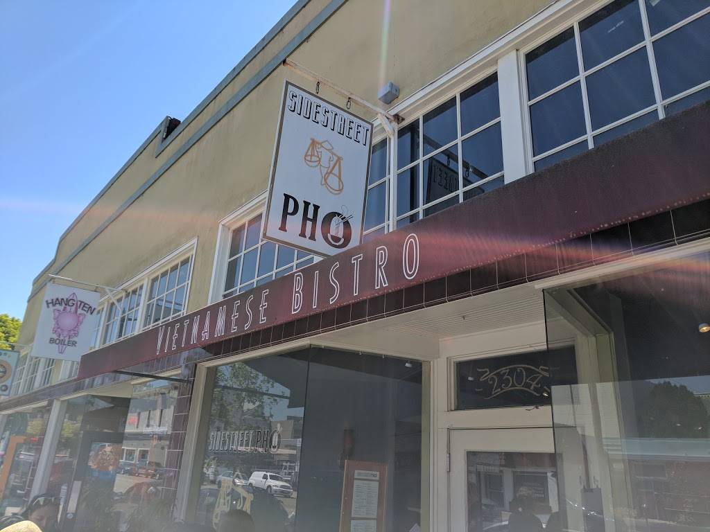 Sidestreet Pho | restaurant | 2304 Encinal Ave, Alameda, CA 94501, USA | 5108085298 OR +1 510-808-5298