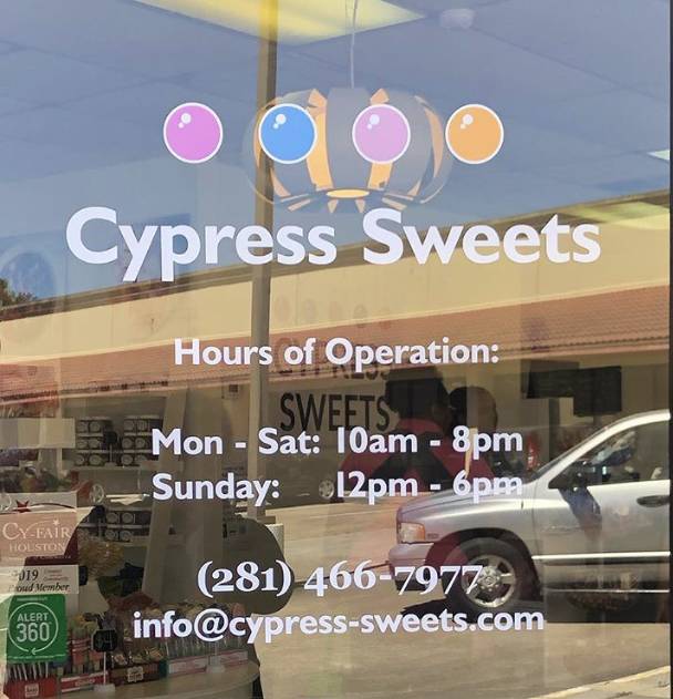 Cypress Sweets | bakery | 11702 Grant Rd Ste E, Cypress, TX 77429, USA | 2814667977 OR +1 281-466-7977