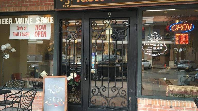 Taste of Thai & Sushi | restaurant | 9 N Main St, Kingwood, TX 77339, USA | 2813602664 OR +1 281-360-2664