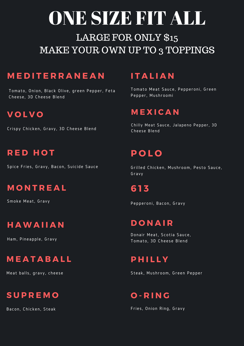 LaPoutine | restaurant | Within Louie’s Pizza, 1 Hobin St, Stittsville, ON K2S 1C3, Canada | 6138365151 OR +1 613-836-5151