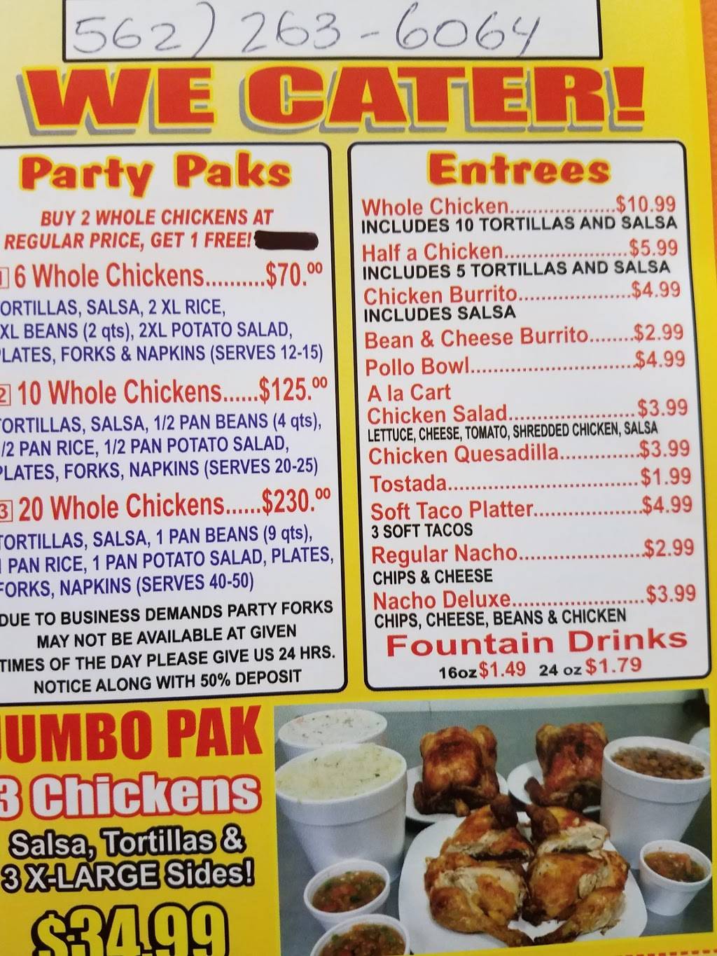 El Pollo Dorado | restaurant | 9210 Alondra Blvd, Bellflower, CA 90706, USA | 5622636064 OR +1 562-263-6064