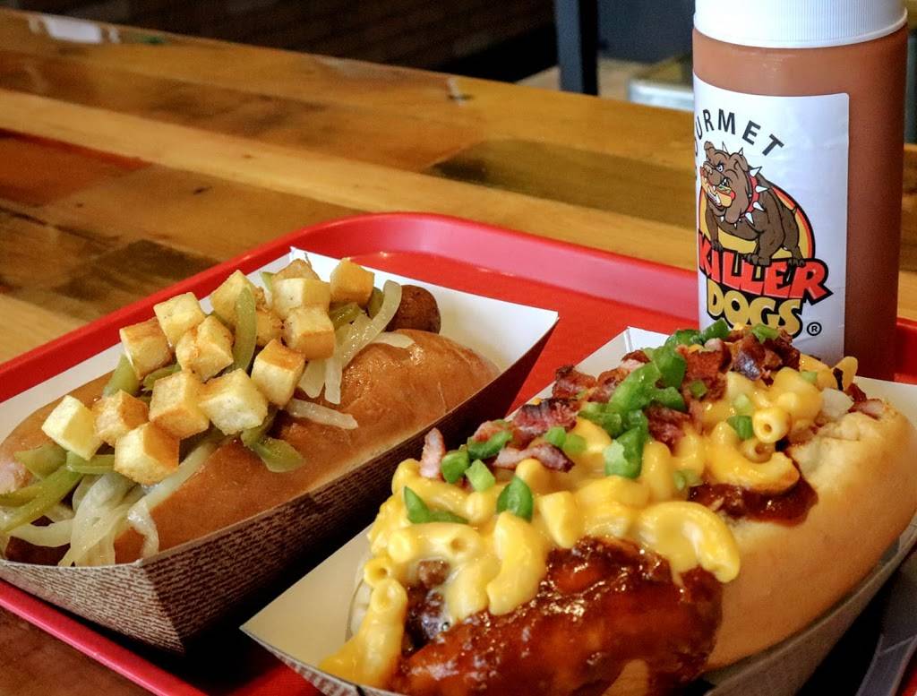 Gourmet Killer Dogs | restaurant | 4057 W Atlantic Ave, Delray Beach, FL 33445, USA | 9176563664 OR +1 917-656-3664