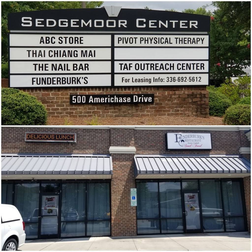 Funderburks Restaurant | restaurant | 500 Americhase Drive Suites G & H, Greensboro, NC 27409, USA | 3368071301 OR +1 336-807-1301