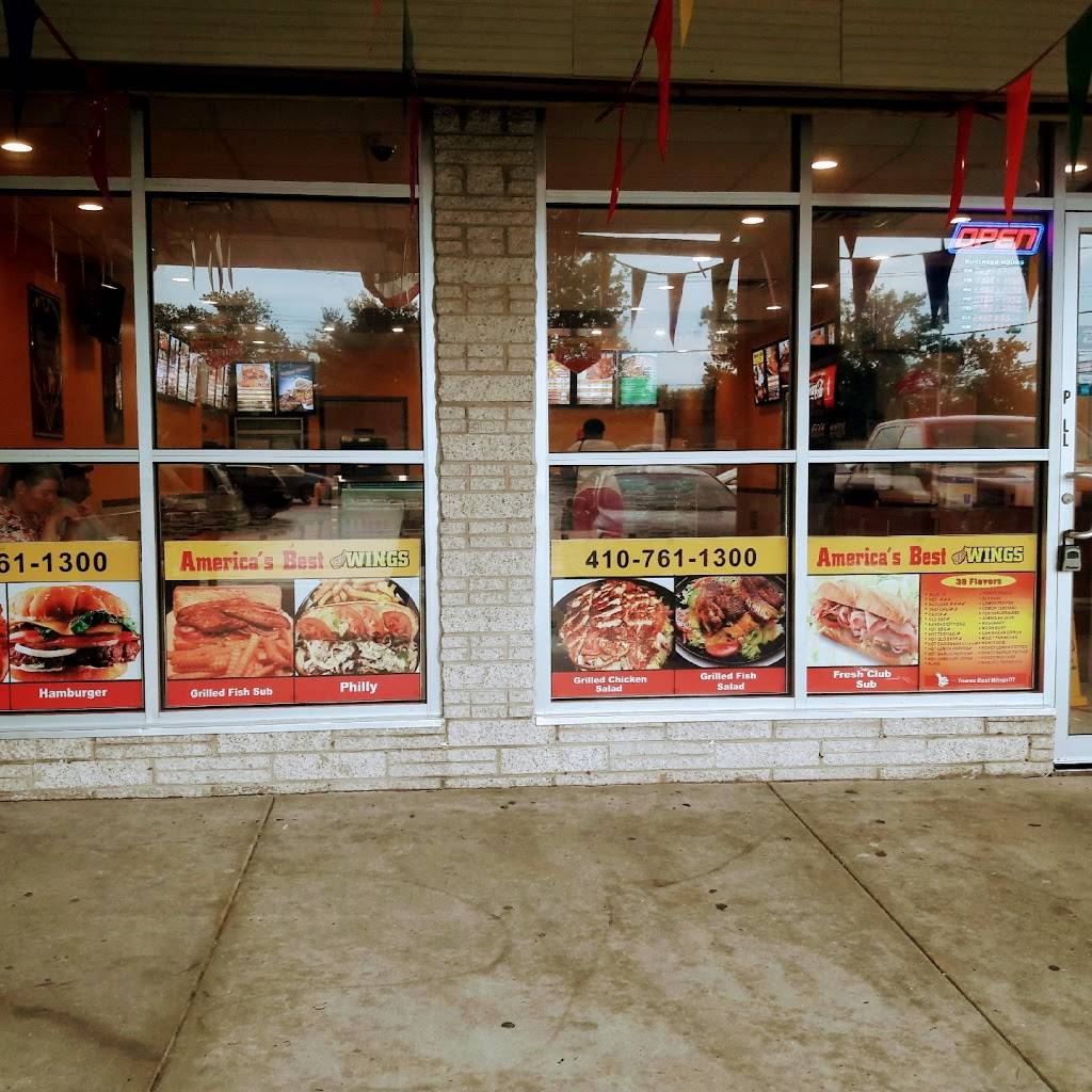 Americas Best Wings | restaurant | 7933 Baltimore Annapolis Blvd, Glen Burnie, MD 21060, USA | 4107611300 OR +1 410-761-1300