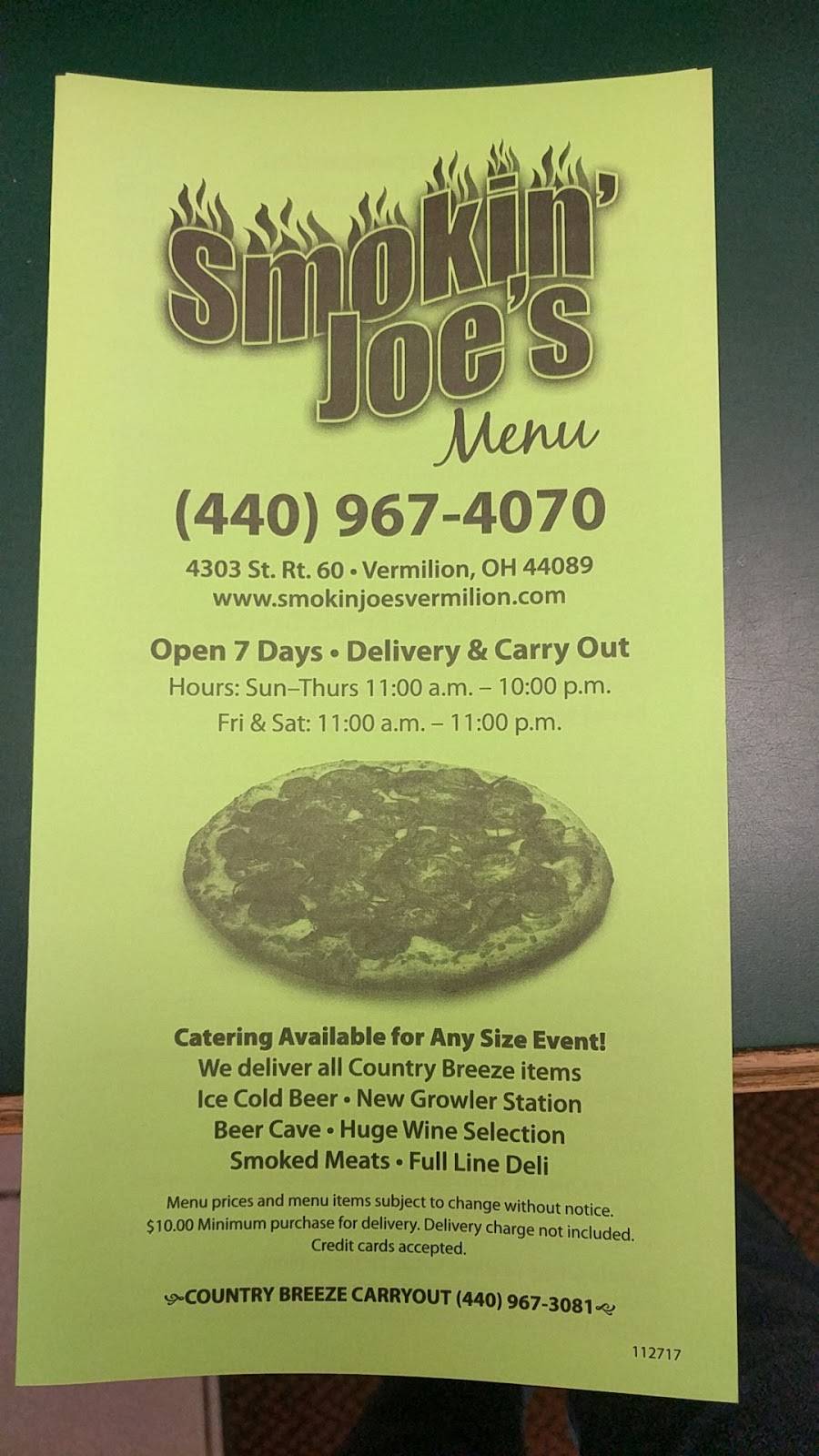 Smokin Joes Pizza | restaurant | 4303 OH-60, Vermilion, OH 44089, USA | 4409674070 OR +1 440-967-4070