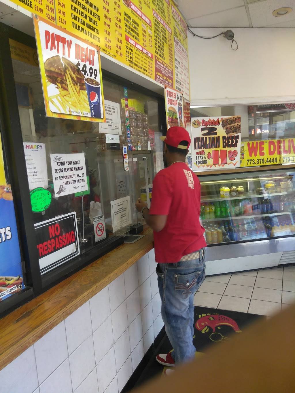 Happy Fish & Chicken | restaurant | 5 S Cicero Ave, Chicago, IL 60644, USA | 7733794444 OR +1 773-379-4444