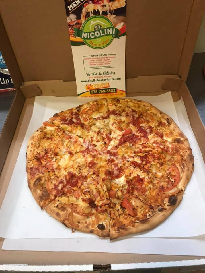 Nicolini House of Pizza | restaurant | 21 W E Main St, Georgetown, MA 01833, USA | 9787695302 OR +1 978-769-5302