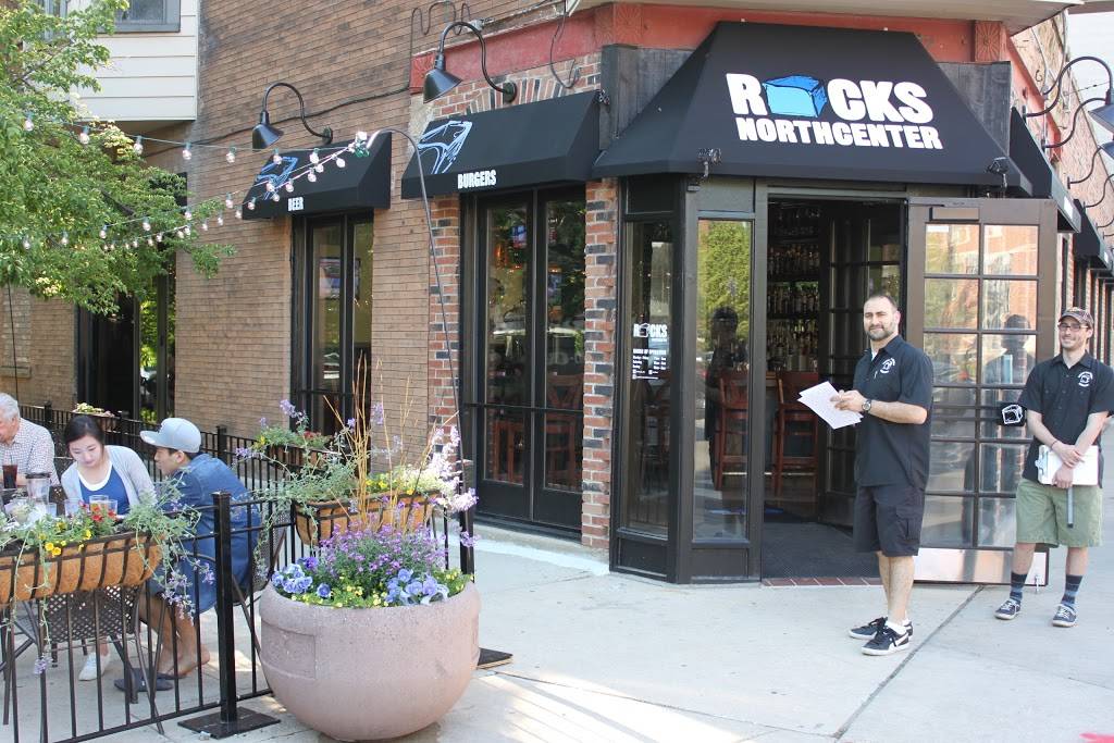 Rocks Northcenter | restaurant | 4138 N Lincoln Ave, Chicago, IL 60618, USA | 7738571793 OR +1 773-857-1793