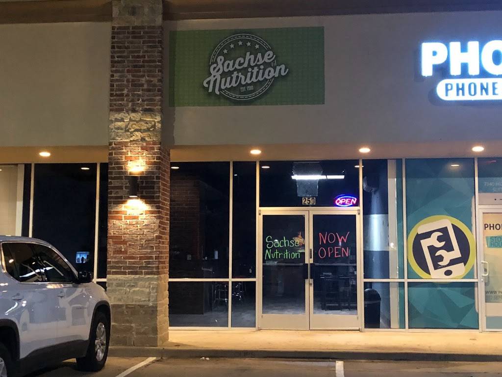 Sachse Nutrition | restaurant | 7340 TX-78 Suite 250, Sachse, TX 75048, USA | 4697327448 OR +1 469-732-7448