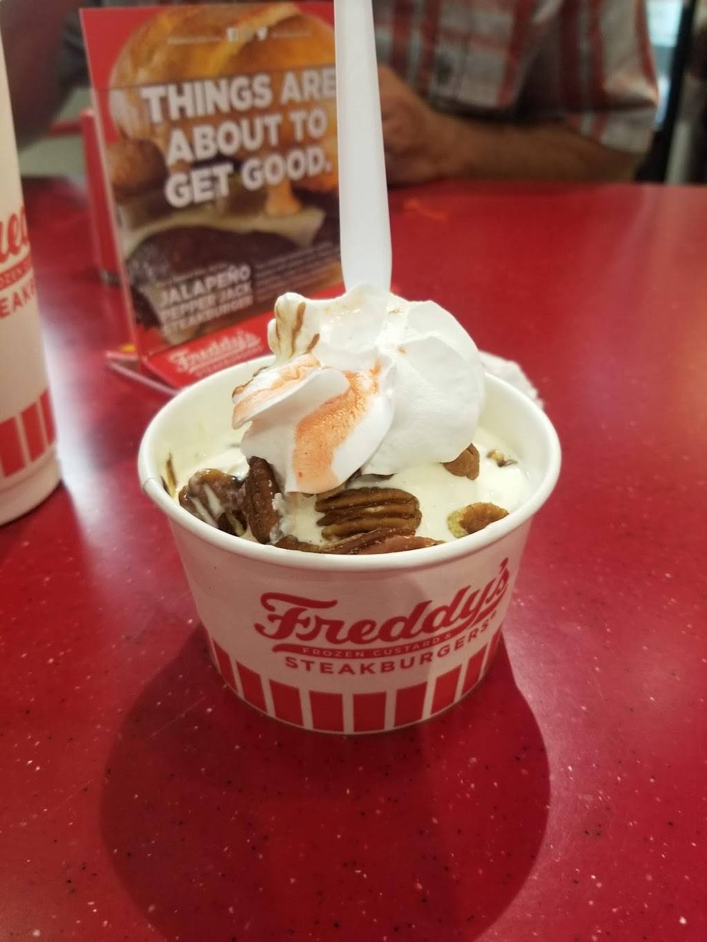 Freddys Frozen Custard & Steakburgers | restaurant | 1702 E Greenville St, Anderson, SC 29621, USA | 8643755043 OR +1 864-375-5043