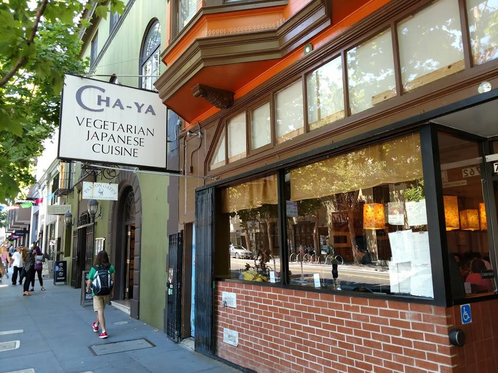 Cha-Ya | restaurant | 762 Valencia St, San Francisco, CA 94110, USA | 4152527825 OR +1 415-252-7825