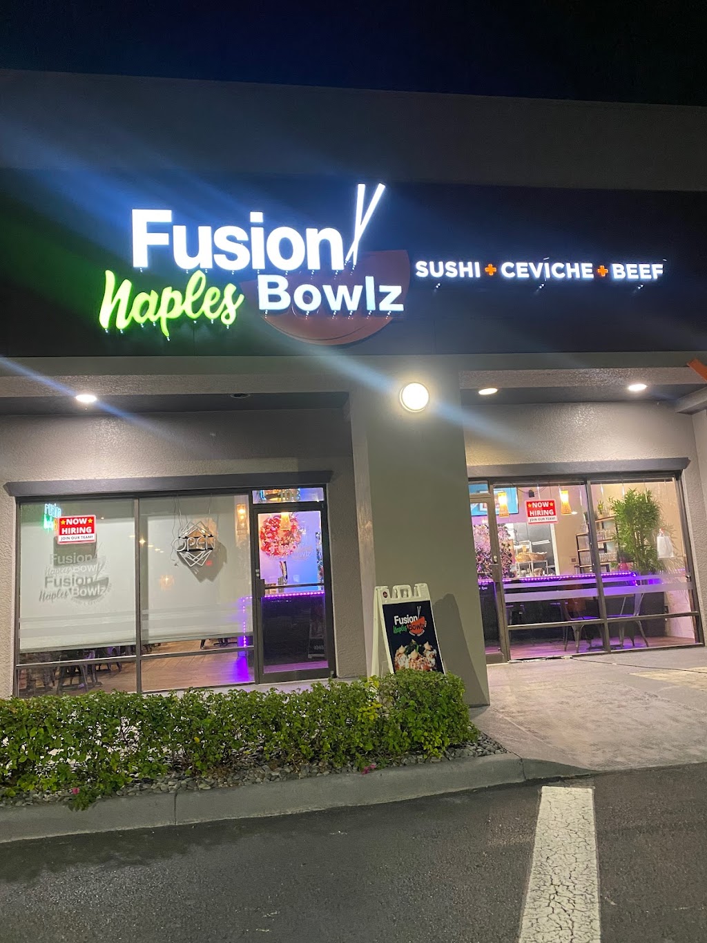 Fusion Bowlz Naples | restaurant | 7700 Trail Blvd, Naples, FL 34108, USA | 2394316352 OR +1 239-431-6352