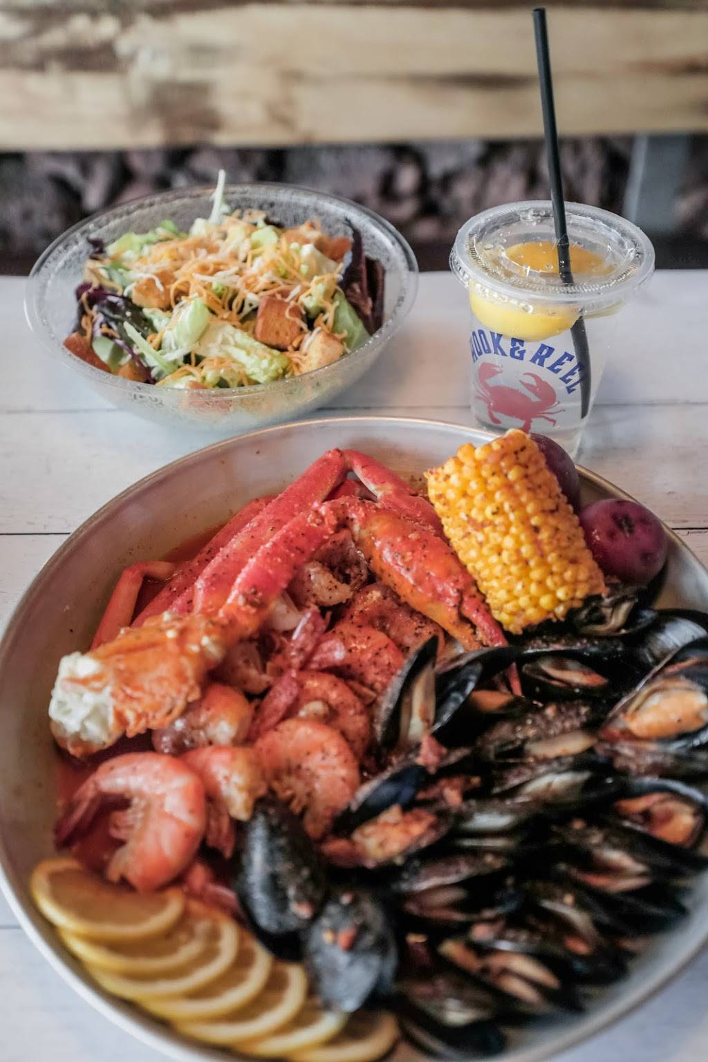 Hook & Reel Cajun Seafood Restaurant and Bar | restaurant | 7480 W Colonial Dr, Orlando, FL 32818, USA | 4078015223 OR +1 407-801-5223
