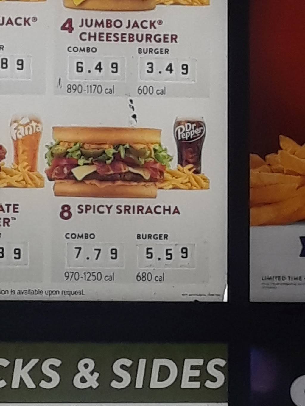 Jack in the Box | restaurant | 3749 S Mission Rd, Tucson, AZ 85713, USA | 5202091880 OR +1 520-209-1880