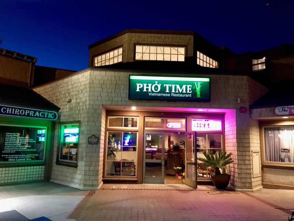 Pho Time | restaurant | 1820 Garnet Ave, San Diego, CA 92109, USA | 8582731664 OR +1 858-273-1664