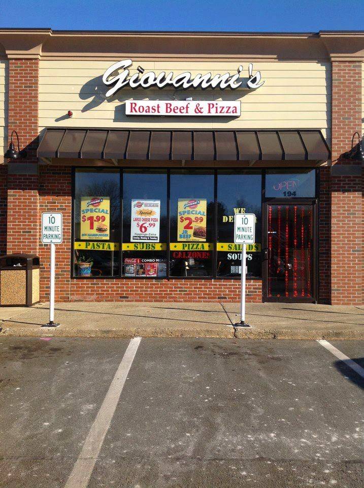 Giovannis Roast Beef & Pizza | meal delivery | 194 Broadway, Saugus, MA 01906, USA | 7812312500 OR +1 781-231-2500
