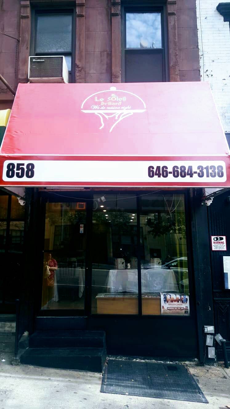 Le Soleil Brillant | restaurant | 858 10th Ave, New York, NY 10019, USA | 6466843138 OR +1 646-684-3138