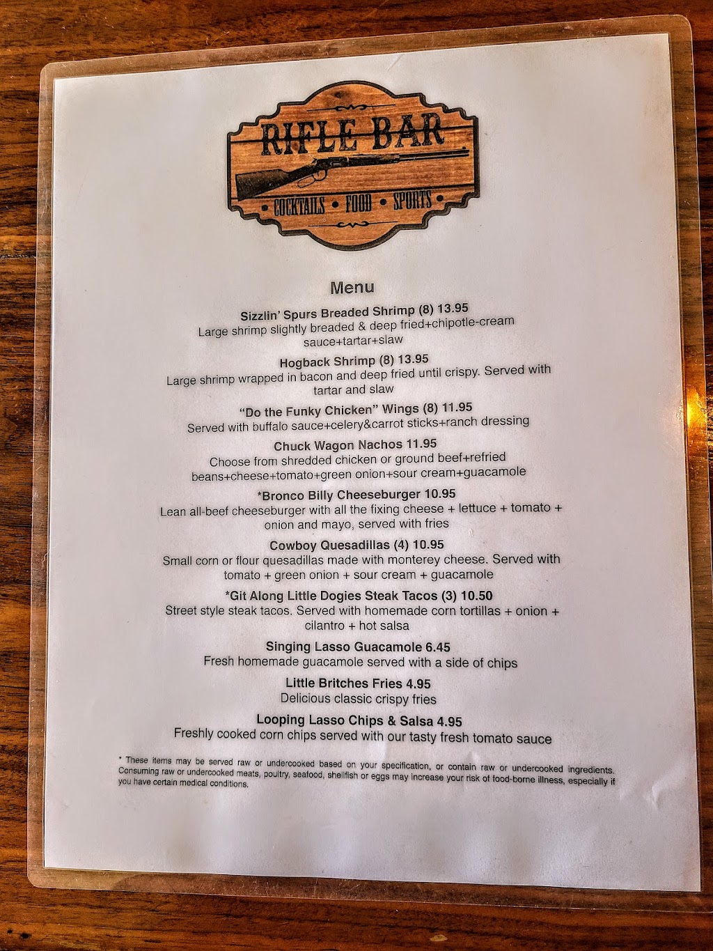 The Rifle Bar | restaurant | 127 E 3rd St, Rifle, CO 81650, USA | 9705100370 OR +1 970-510-0370