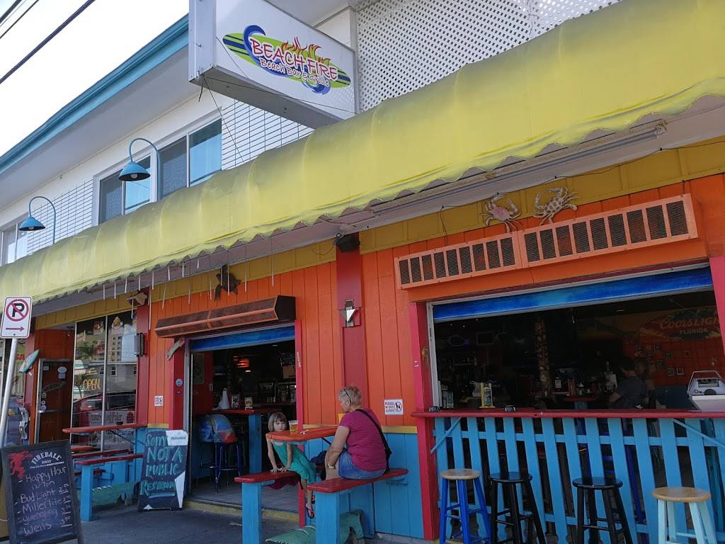 Beach Fire Beach Bar & Grille | restaurant | 608 Mandalay Ave, Clearwater Beach, FL 33767, USA | 7274085200 OR +1 727-408-5200