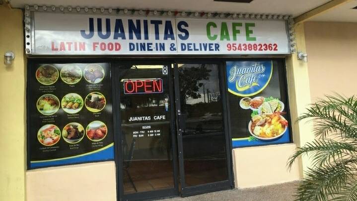 Juanitas Cafe | restaurant | 1280 S Powerline Rd Suite 8, Pompano Beach, FL 33069, USA | 9543882362 OR +1 954-388-2362