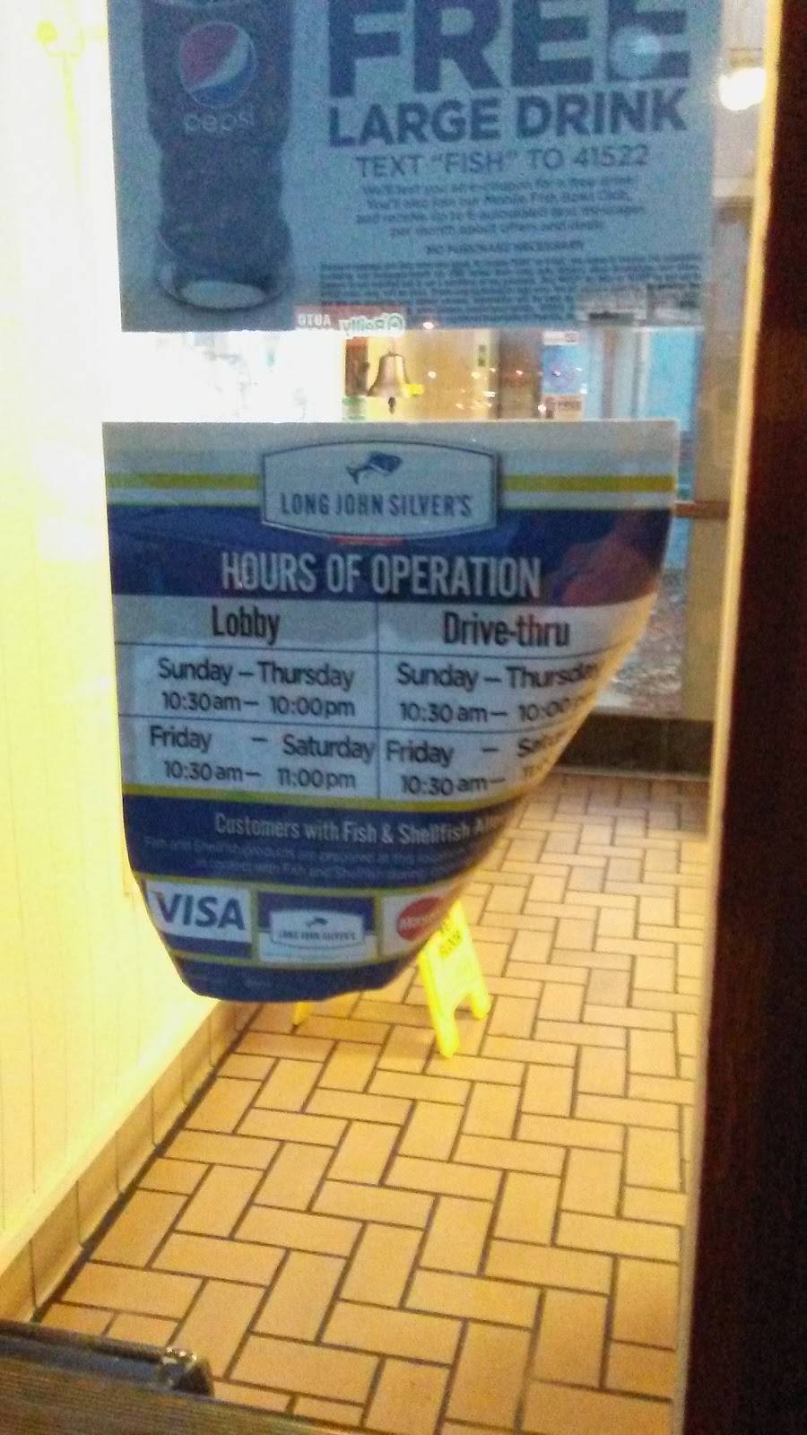 Long John Silvers | restaurant | 2412 Woodville Rd, Oregon, OH 43616, USA | 4196918965 OR +1 419-691-8965