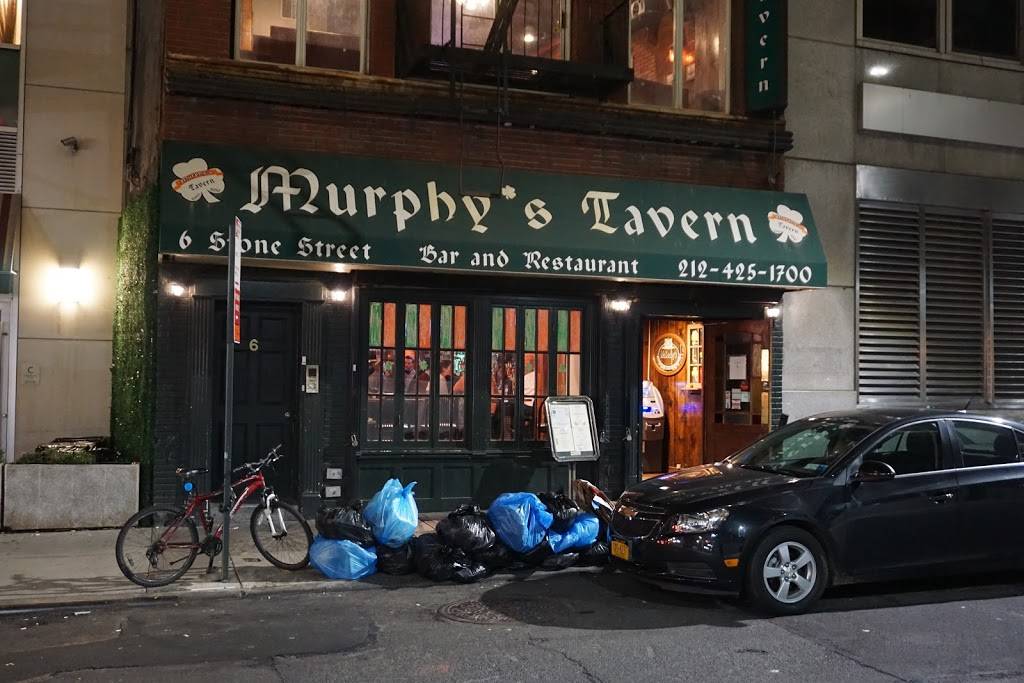 Murphys Tavern | restaurant | 6 Stone St, New York, NY 10004, USA | 2124251700 OR +1 212-425-1700