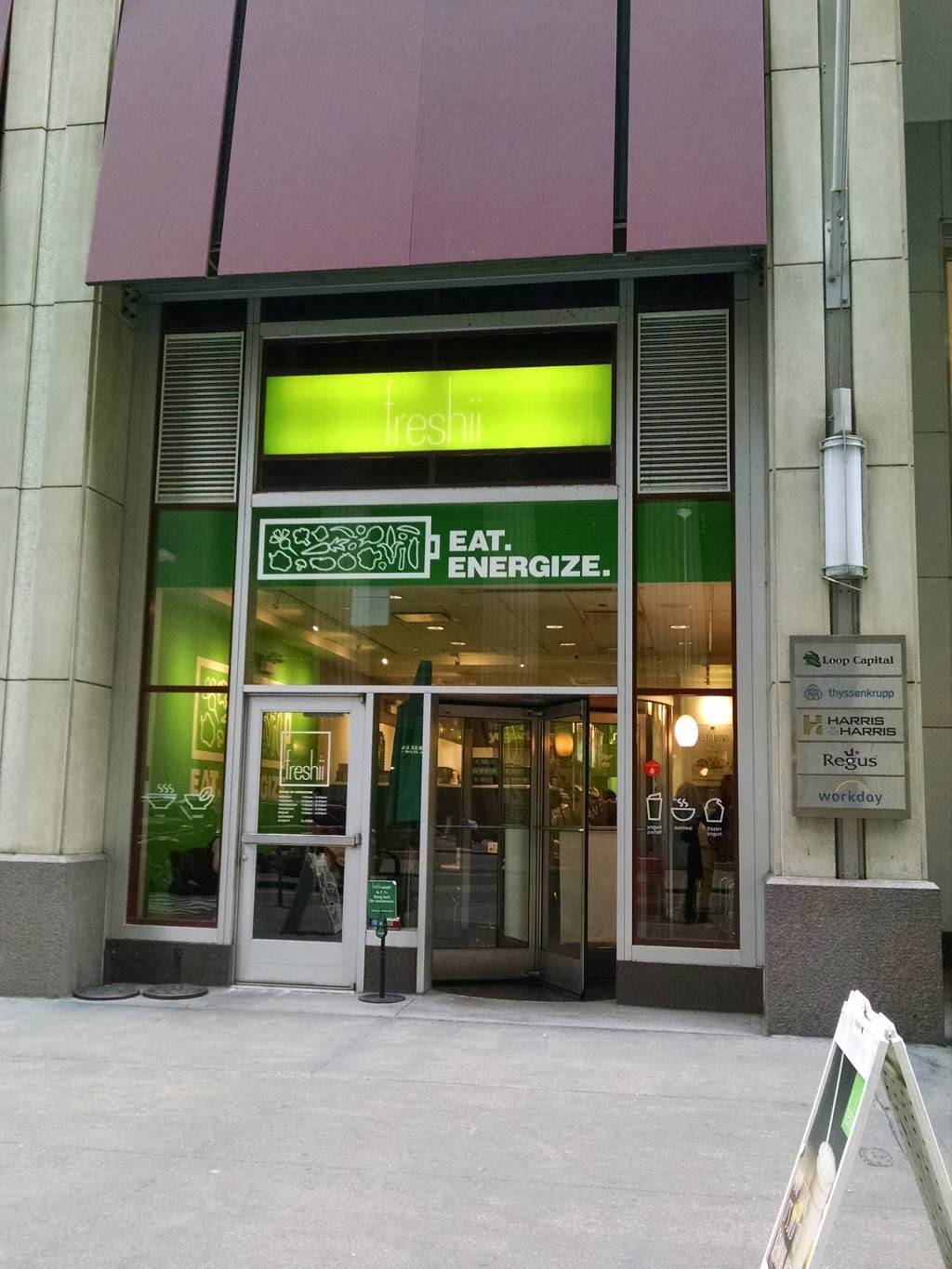Freshii | restaurant | 111 W Jackson Blvd, Chicago, IL 60604, USA | 3125885998 OR +1 312-588-5998