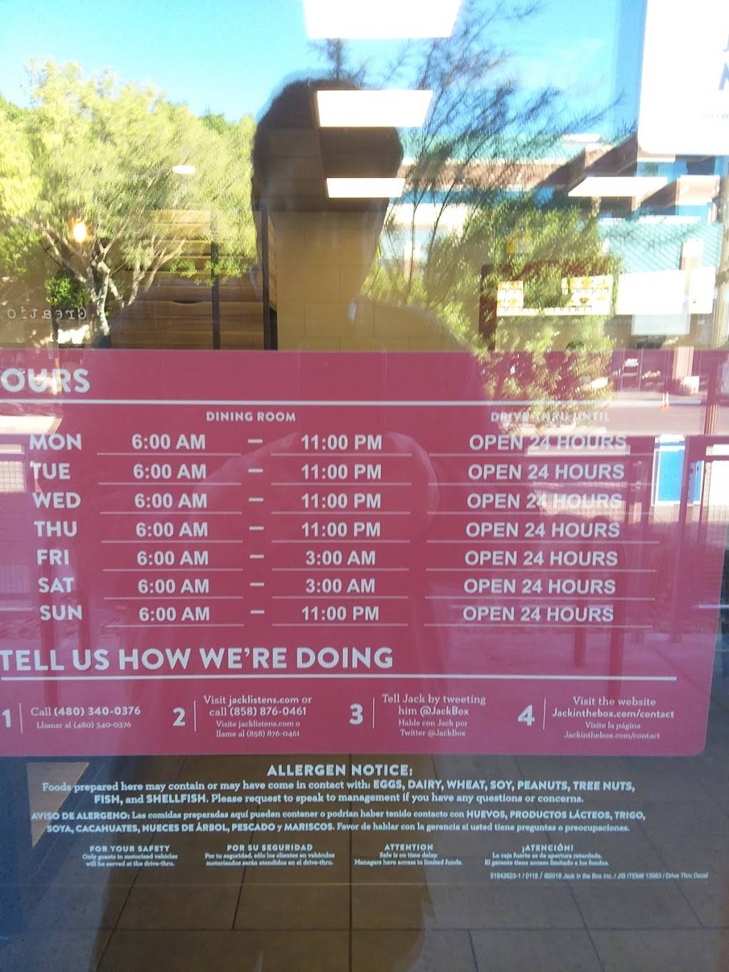 Jack in the Box | restaurant | 3102 S Mill Ave, Tempe, AZ 85282, USA | 4808941077 OR +1 480-894-1077