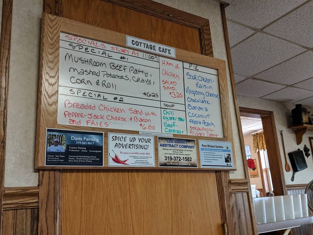 Cottage Cafe | restaurant | 5833 Avenue O, Fort Madison, IA 52627, USA | 3193725043 OR +1 319-372-5043