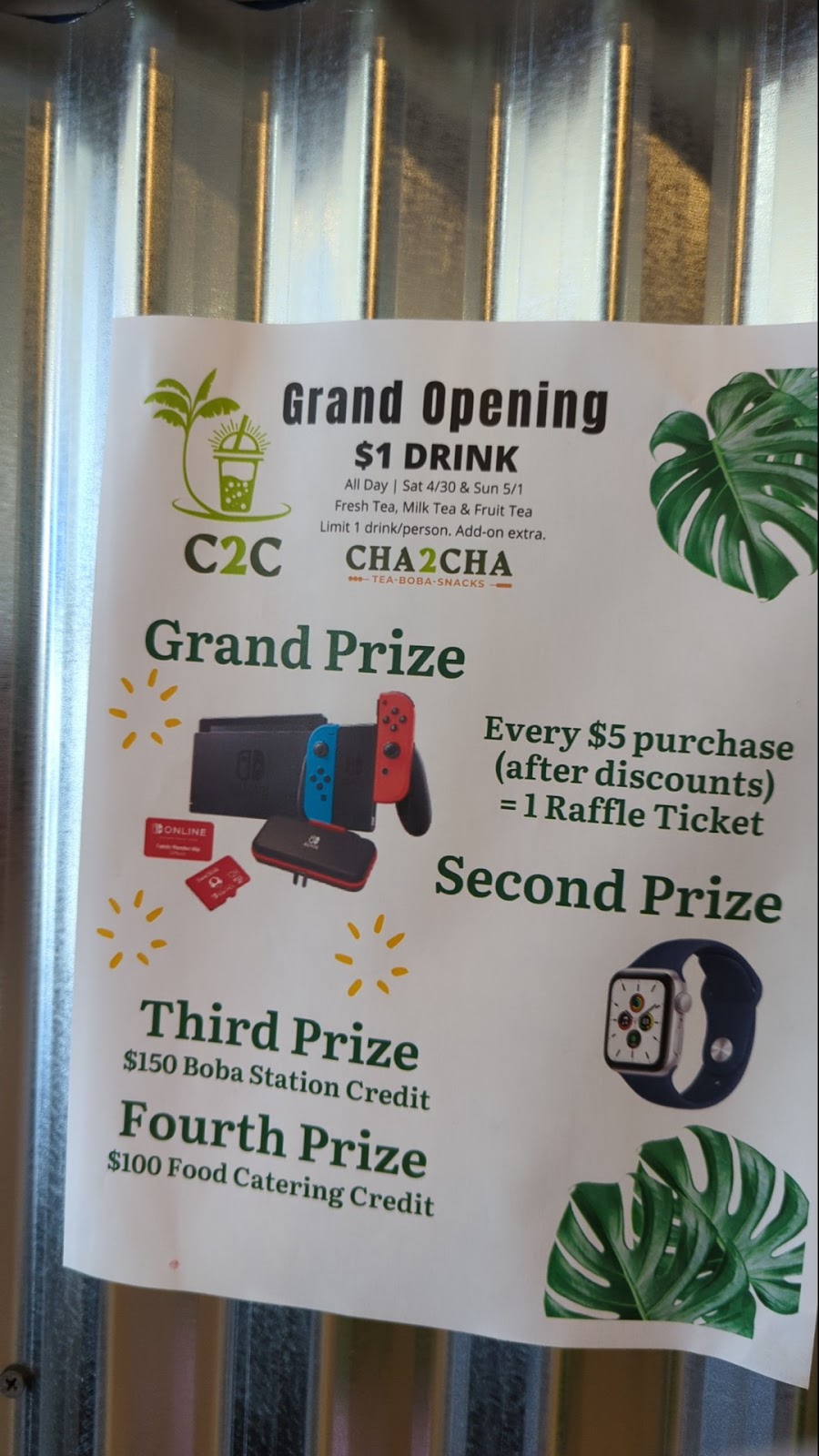 Cha2Cha | meal takeaway | 9840 Katella Ave, Anaheim, CA 92804, USA | 7149470128 OR +1 714-947-0128